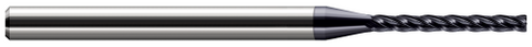 887493-C3 4 FL - 0.0930" (3/32) Cutter DIA x 0.0080" Radius x 0.7500" (3/4) LOC  - AlTiN Coated