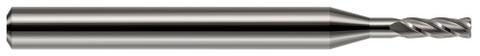864147 2 FL - 0.0470" (3/64) Cutter DIA x 0.0050" Radius x 0.1410" LOC x 0.2500" (1/4) Reach - Uncoated