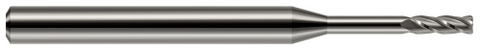 876878 4 FL - 0.0780" (5/64) Cutter DIA x 0.0050" Radius x 0.2340" (15/64) LOC x 0.6250" (5/8) Reach - Uncoated