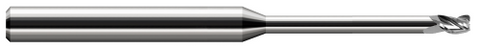 965678 3 FL - 0.0780" (5/64) Cutter DIA x 0.0150" (1/64) Radius x 0.1170" LOC x 0.8000" Reach - Uncoated