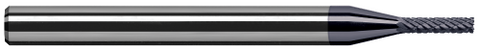 60812-C3 16 RH Teeth, 8 LH Teeth - 0.1870" (3/16) Cutter DIA x 0.5620" (9/16) LOC  - AlTiN Coated