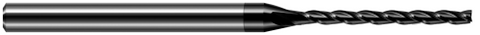 34978-C4 3 FL - 0.0780" (5/64) Cutter DIA x 0.9400" LOC  - Amorphous Diamond Coated