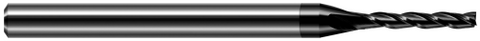 31862-C4 3 FL - 0.0620" (1/16) Cutter DIA x 0.3120" (5/16) LOC  - Amorphous Diamond Coated