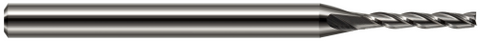 12725 3 FL - 0.0250" Cutter DIA x 0.1250" (1/8) LOC  - Uncoated