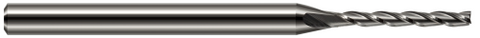 33645 3 FL - 0.0450" Cutter DIA x 0.3750" (3/8) LOC  - Uncoated