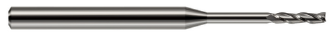 13635 3 FL - 0.0350" Cutter DIA x 0.1750" LOC x 0.3500" Reach - Uncoated