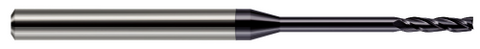 13690-C3 3 FL - 0.0900" Cutter DIA x 0.7500" (3/4) LOC x 1.2500" (1-1/4) Reach - AlTiN Coated