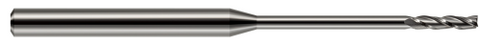 13660 3 FL - 0.0600" Cutter DIA x 0.5000" (1/2) LOC x 1.0000" (1) Reach - Uncoated