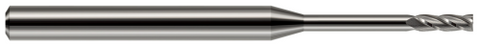 849693 2 FL - 0.0930" (3/32) Cutter DIA x 0.2790" LOC x 0.9500" Reach - Uncoated