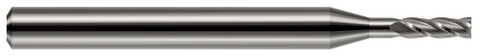 956830 4 FL - 0.0300" Cutter DIA x 0.0900" LOC x 0.1560" (5/32) Reach - Uncoated