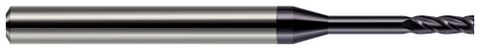 960908-C3 2 FL - 0.1250" (1/8) Cutter DIA x 0.3750" (3/8) LOC x 1.0000" (1) Reach - AlTiN Coated