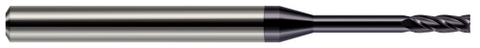 76430-C3 4 FL - 0.0300" Cutter DIA x 0.0900" LOC x 0.2700" Reach - AlTiN Coated