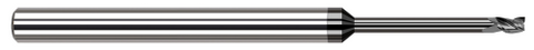982115-C4 3 FL - 0.0150" (1/64) Cutter DIA x 0.0220" LOC x 0.1560" (5/32) Reach - Amorphous Diamond Coated