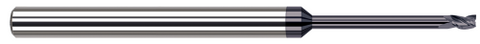 850293-C3 3 FL - 0.0930" (3/32) Cutter DIA x 0.1390" LOC x 1.0300" Reach - AlTiN Coated