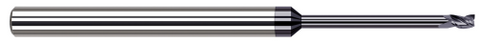 35516-C3 3 FL - 0.2500" (1/4) Cutter DIA x 0.3750" (3/8) LOC x 3.0000" (3) Reach - AlTiN Coated