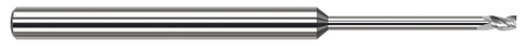 35505 3 FL - 0.1180" Cutter DIA x 0.1770" LOC x 1.4200" Reach - Uncoated