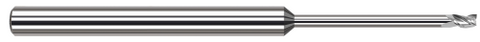 839408 3 FL - 0.1250" (1/8) Cutter DIA x 0.1870" (3/16) LOC x 1.6250" (1-5/8) Reach - Uncoated