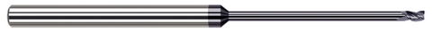 977310-C3 3 FL - 0.0100" Cutter DIA x 0.0150" (1/64) LOC x 0.1800" Reach - AlTiN Coated