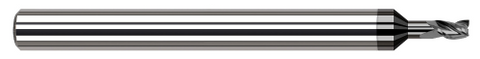 47831-C4 3 FL - 0.0310" (1/32) Cutter DIA x 0.0460" LOC x 0.0930" (3/32) Reach - Amorphous Diamond Coated