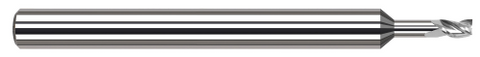 945560 3 FL - 0.0600" Cutter DIA x 0.0900" LOC x 0.2500" (1/4) Reach - Uncoated