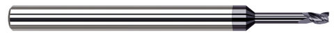 937020-C3 3 FL - 0.0200" Cutter DIA x 0.0300" LOC x 0.1200" Reach - AlTiN Coated