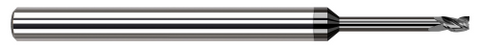 34710-C4 3 FL - 0.1562" (5/32) Cutter DIA x 0.2340" (15/64) LOC x 1.2500" (1-1/4) Reach - Amorphous Diamond Coated