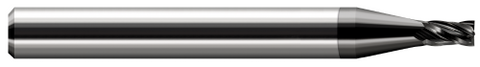 14050-C4 4 FL - 0.0500" Cutter DIA x 0.0750" LOC  - Amorphous Diamond Coated