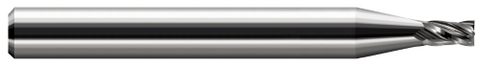 823116 3 FL - 0.2500" (1/4) Cutter DIA x 0.3750" (3/8) LOC  - Uncoated