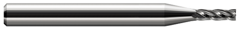 836345 3 FL - 0.0450" Cutter DIA x 0.1350" LOC  - Uncoated