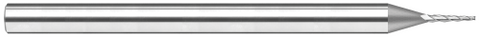 991060 3 FL - 0.0600" Cutter DIA x 0.3120" (5/16) LOC  - Uncoated