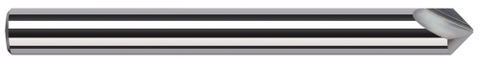 987630 0.1250" (1/8) Shank DIA x 0.0050" Radius x 60° included  - 2 FL - Uncoated