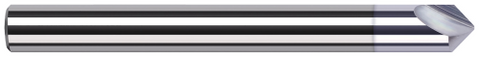 847145-C8 0.1250" (1/8) Shank DIA x 0.0050" Radius x 90° included  - 2 FL - TiB2 Coated