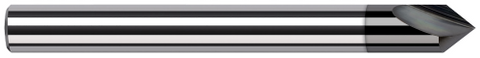 23608-C4 0.1250" (1/8) Shank DIA x 90° included  - 2 FL - Amorphous Diamond Coated