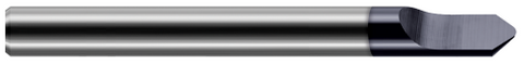 48410-C3 0.1250" (1/8) Shank DIA x 0.0050" Radius x 90° included  - 1 FL - AlTiN Coated