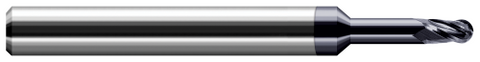 63631-C6 4 FL - 0.0310" (1/32) Cutter DIA x 0.0460" LOC x 0.1560" (5/32) Reach - AlTiN Nano Coated