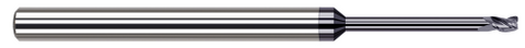 932560-C6 3 FL - 0.0600" Cutter DIA x 0.0100" Radius x 0.0900" LOC x 0.6250" (5/8) Reach - AlTiN Nano Coated