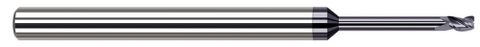 54850-C6 3 FL - 0.0500" Cutter DIA x 0.0050" Radius x 0.0750" LOC x 0.4000" Reach - AlTiN Nano Coated