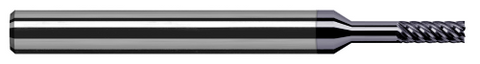 940793-C6 7 FL - 0.0930" (3/32) Cutter DIA x 0.2790" LOC x 0.5000" (1/2) Reach - AlTiN Nano Coated