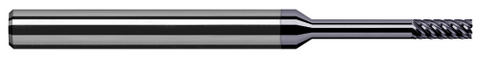 962200-C6 7 FL - 0.1000" Cutter DIA x 0.3000" LOC x 0.8000" Reach - AlTiN Nano Coated