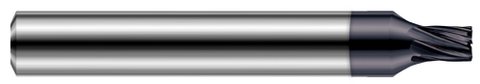 910862-C6 7 FL - 0.0620" (1/16) Cutter DIA x 0.0050" Radius x 0.1860" LOC  - AlTiN Nano Coated