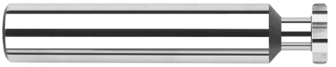901060 0.5000" (1/2) Cutter DIA x 0.0100" Radius x 0.1250" (1/8) Width x 0.2500" (1/4) Neck Length - Deep Slotting - 8 FL - Uncoated