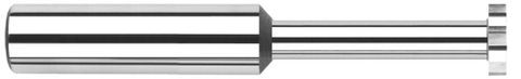 43931 0.2500" (1/4) Cutter DIA x 0.0310" (1/32) Width x 0.7500" (3/4) Neck Length - Standard Slotting - 6 FL - Uncoated