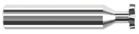 878962 0.2500" (1/4) Cutter DIA x 0.0620" (1/16) Width x 0.1250" (1/8) Neck Length - Deep Slotting - 6 FL - Uncoated