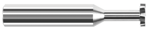 955650 0.5000" (1/2) Cutter DIA x 0.0930" (3/32) Width x 0.7500" (3/4) Neck Length - Standard Slotting - 8 FL - Uncoated