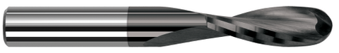 71416-C4 2 FL - 0.2500" (1/4) Cutter DIA x 1.2500" (1-1/4) LOC  - Amorphous Diamond Coated