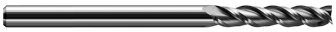 869332 3 FL - 0.5000" (1/2) Cutter DIA x 0.7500" (3/4) LOC  - Uncoated