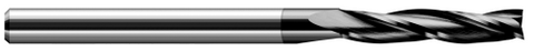 986462-C4 3 FL - 0.0625" (1/16) Cutter DIA x 0.3120" (5/16) LOC  - Amorphous Diamond Coated