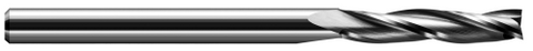 915631 3 FL - 0.0310" (1/32) Cutter DIA x 0.0930" (3/32) LOC  - Uncoated