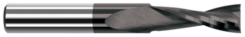 49932-C4 2 FL - 0.5000" (1/2) Cutter DIA x 2.6250" (2-5/8) LOC  - Amorphous Diamond Coated