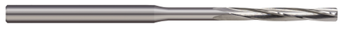 RRH1560 Harvey Tool .1560 D x .187 SPIRAL REAMER, 4 FL
